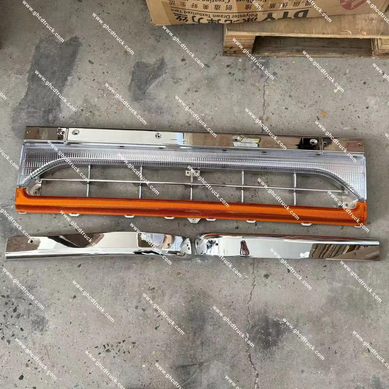 GHCD High Quality Factory Price Chrome Grille for Japanese Truck Mitsubishi FE96 FB511 FE647/Isuzu/Hino/Nissan Plastic New