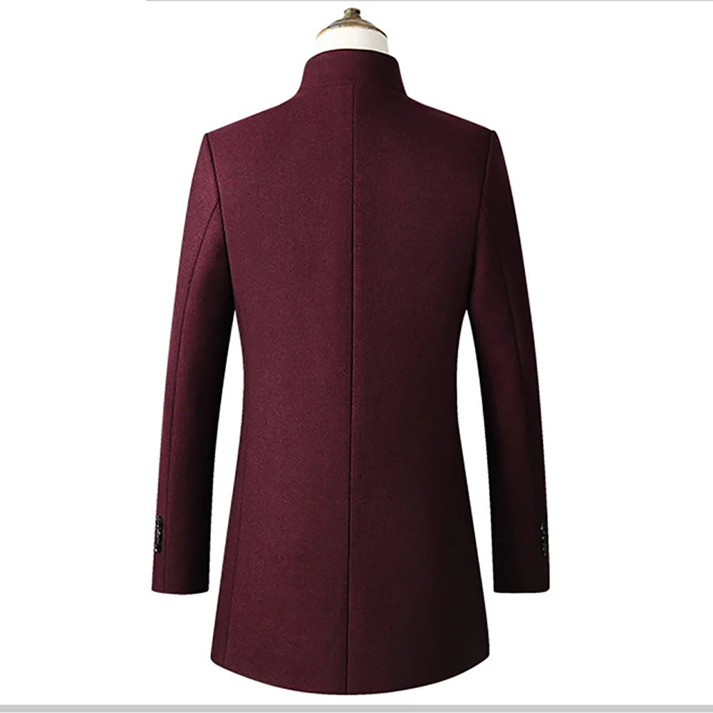 Autumn And Winter Woolen Casual Jackets Men's Plus Size Custom Jacket ...