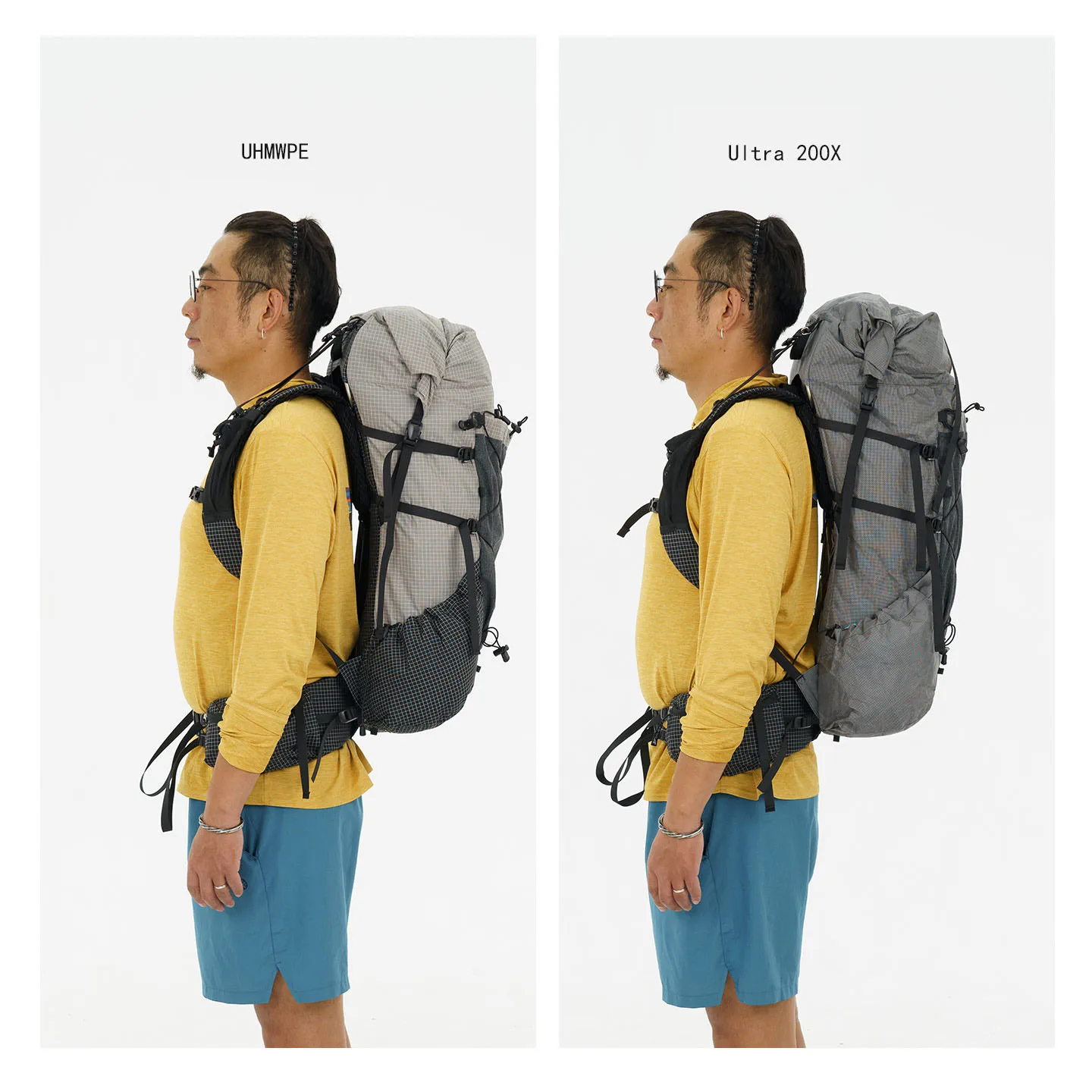 ゆゆ！！ 3F Gear YUE 45+10L Ultralight Backpack for Outdoor Camping