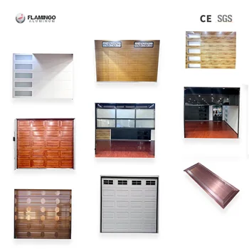 Glass Garage Door Tempered  Frameless Garage Door Automatic Roll up Garage Door Black Glass Garage Door