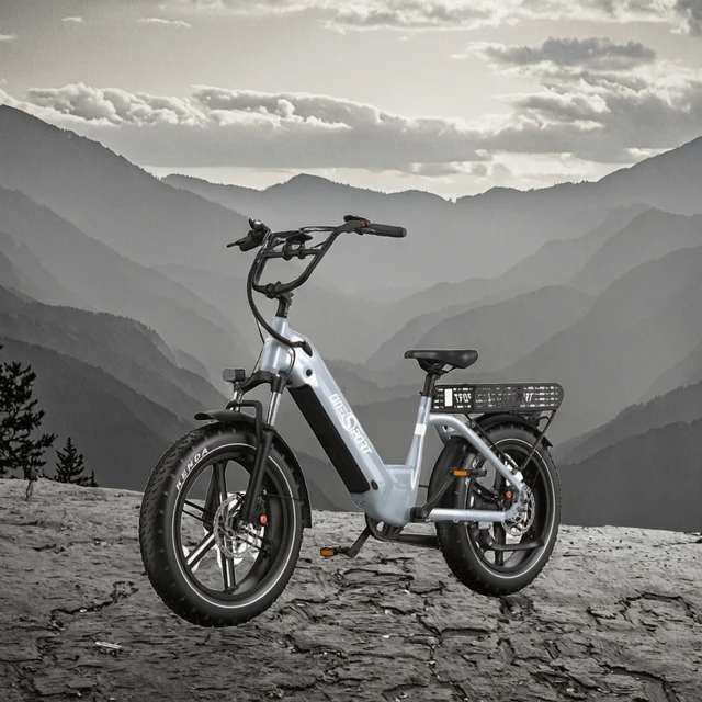 Onesport OT08 Electric Urban Fatbike with 250W Hybrid Road E-Bike Rear Hub Motor Comfortable Fat Tires Convenient Ebike-EU Stock