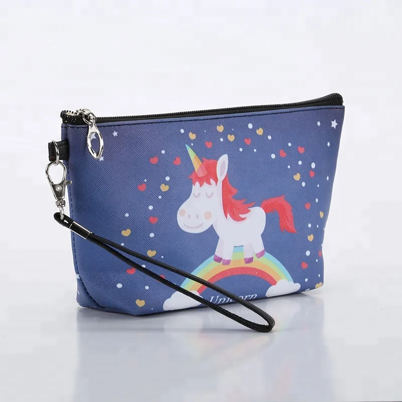 Cute Cartoon Unicorn Pattern Cosmetic Bag Makeup Pouch on Sale