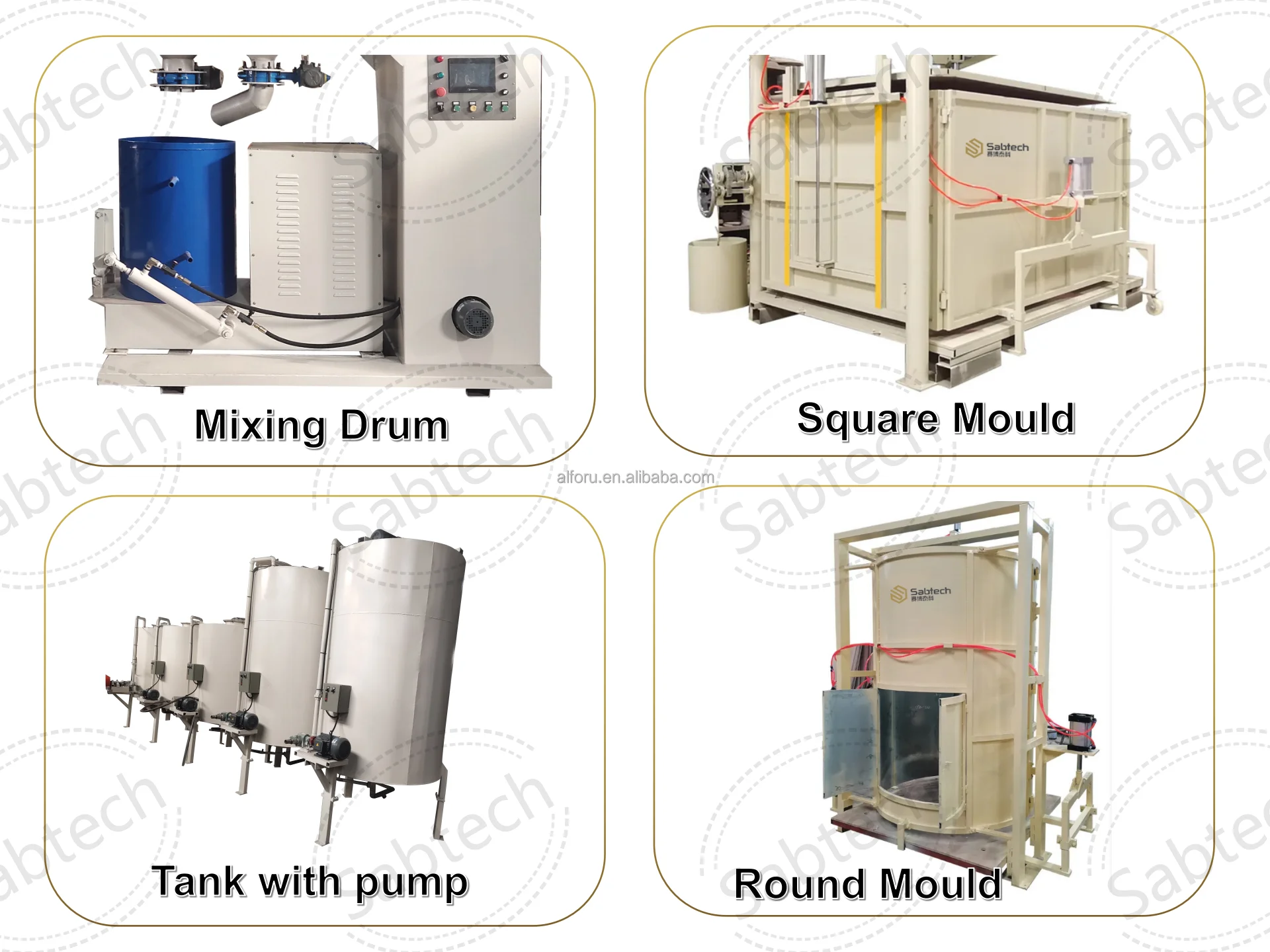 Alforu Manual Foam Making Machine Foam Blocking Batch Pu Foam Machine
