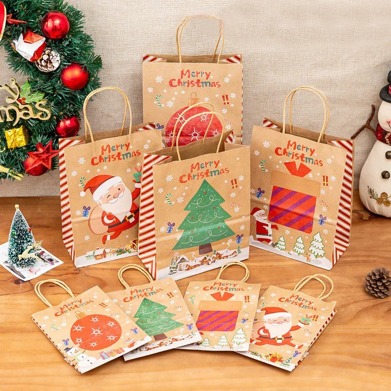 christmas wrapping bolsas