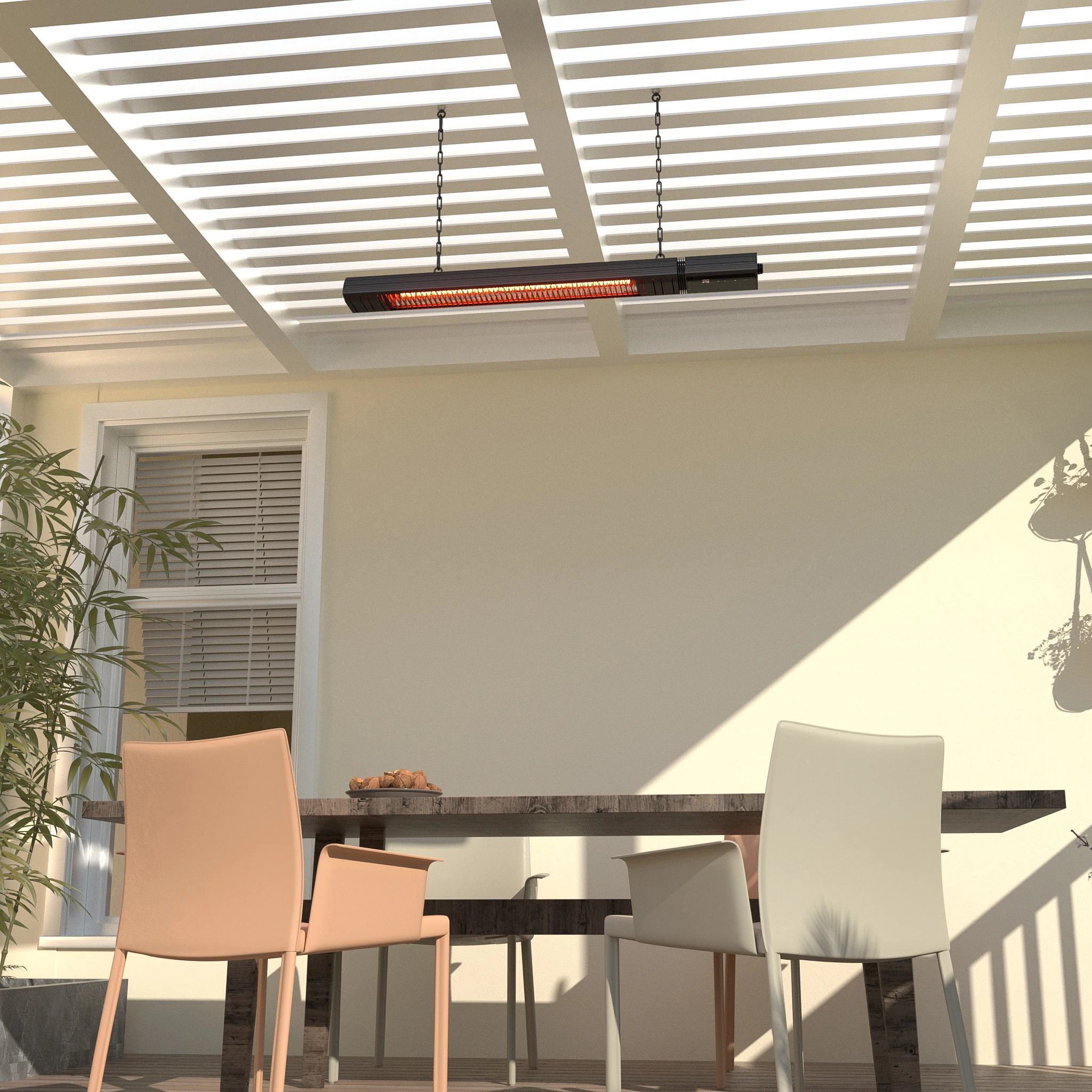 Patio Heater, 2500W, Wall, Ceiling - detail 2