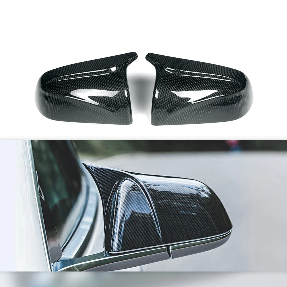New design replace M look carbon fiber mirror cover for tesla model 3 mirror cover