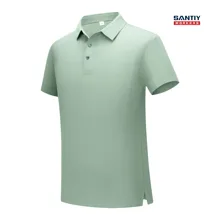 Polo Shirt Laminated Fabric Technology Executive Waffle Fabric Women Work Wear Mens Work Wear