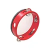 Tamburello rosso da 6 pollici con diametro di 15 cm