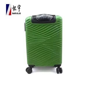 Wholesale Promotion Fashion Design Unisex Green Scratch Resistant Travel Luggage Sets Suitcase Trolley Travel Luggage
