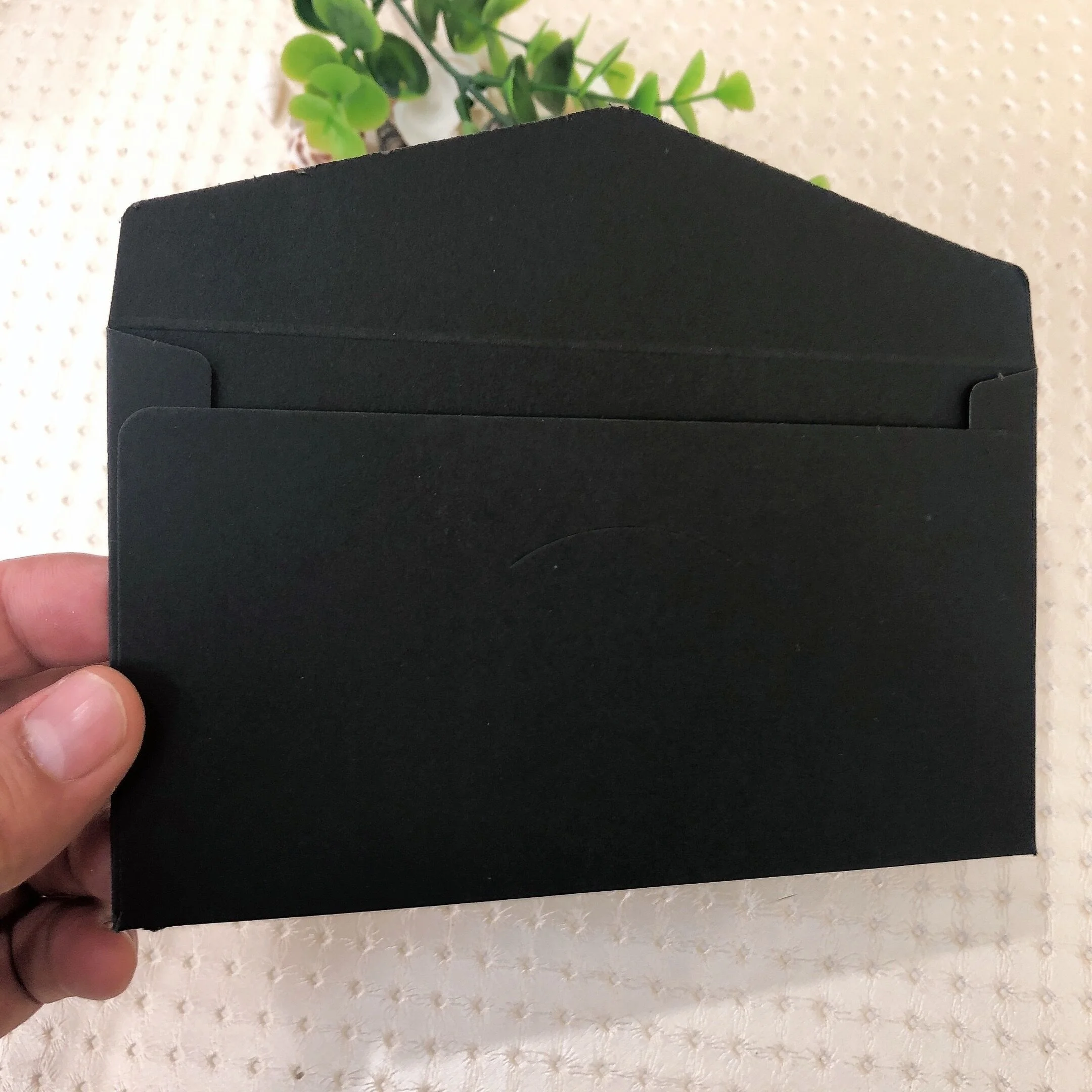 Luxury Custom Black Paper Envelope For Business Thank You Card With Own Logo Buy Paper