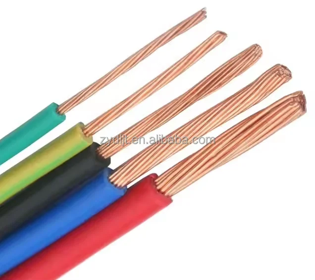 BVR / H07V-R Copper core flexible wire  1.5  2.5  4  6  10 mm2  hot selling  factory direct sales