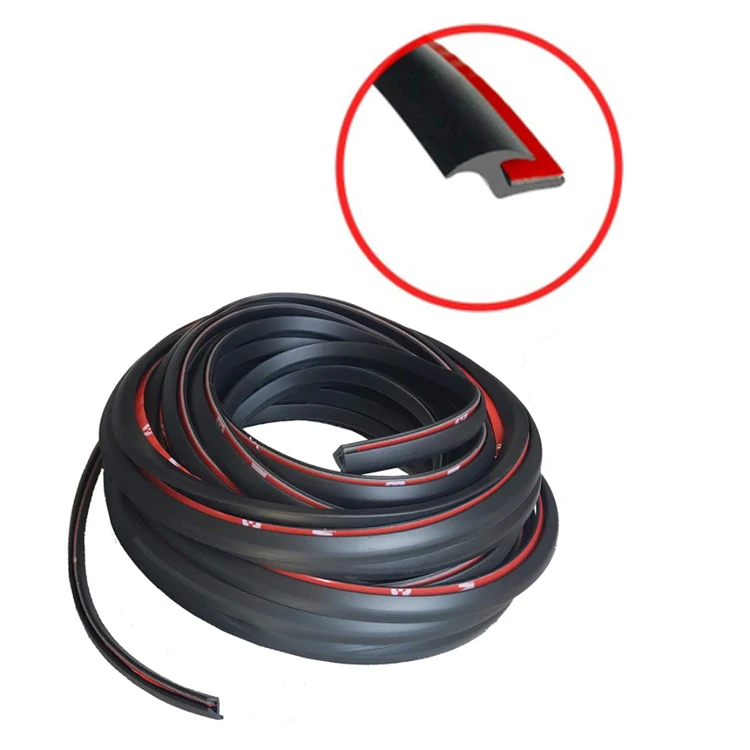 Garniture D'Aile En Caoutchouc EPDM 10 M - Protection Bord En T, Adhésif Inclus | Pour Voitures, SUV, Camping-cars