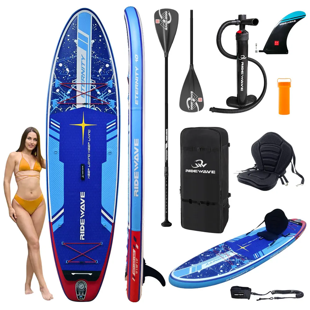 Dropshipping Sup Paddleboard Surfboard Factory Supply Inflatable Water Sports Board Drop Stitch Material ISUP Paddle Board SUP