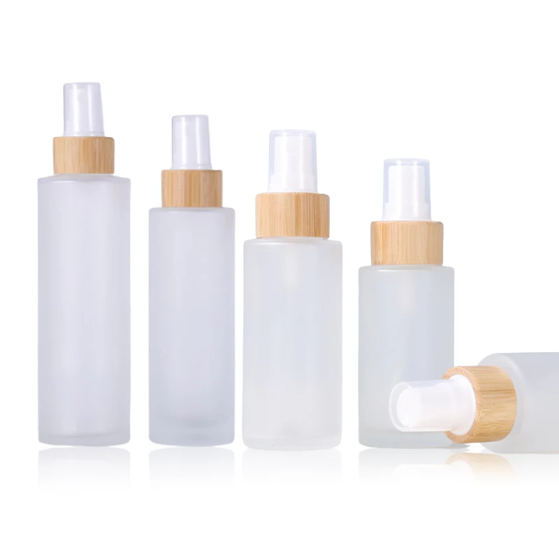 20ml 30ml 40ml 50ml 60ml 80ml 100ml 120ml Wooden Bamboo Perfume Bottle Spray for Skincare Serum Fragrance Oil Cosmetic Packing