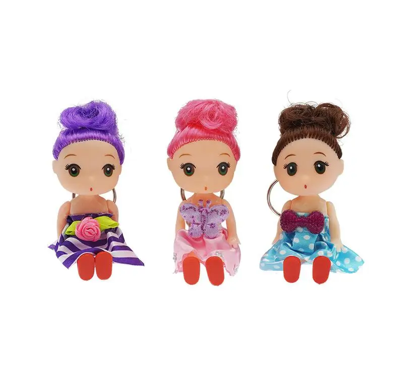 Мини-брелок для куклы с миниатюрной принцессой миниатюрная кукла кукольного домика одеждой ролевых игр на Рождество и день