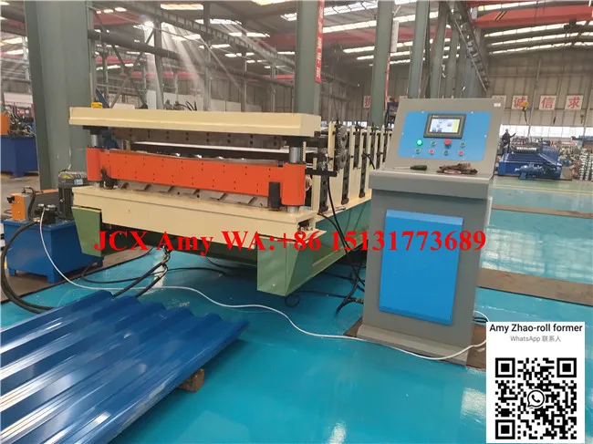 Corrugated zinc roof sheet making machine galvanized zinc sheet roll forming machine