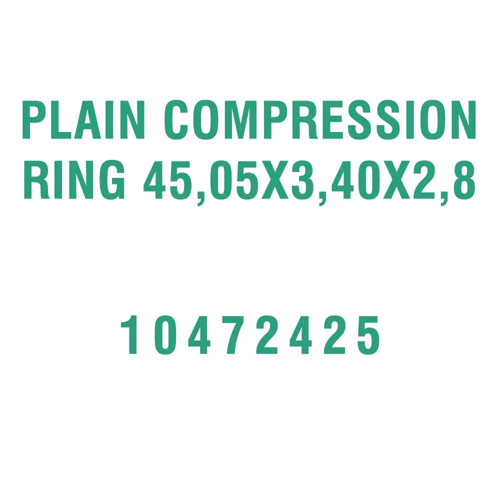 PLAIN COMPRESSION RING 4505X340X28 10472425 for Liebherr D936L Engine