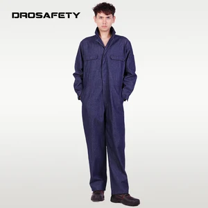 Mechanic Welding Mining FR Flame Retardant Workwear Oil and Gas Denim Coverall
