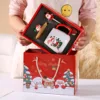 Santa Claus [Wooden Lid Gift Box]