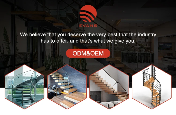 Luxury Modern Staircase Stack Stair Design for Offices