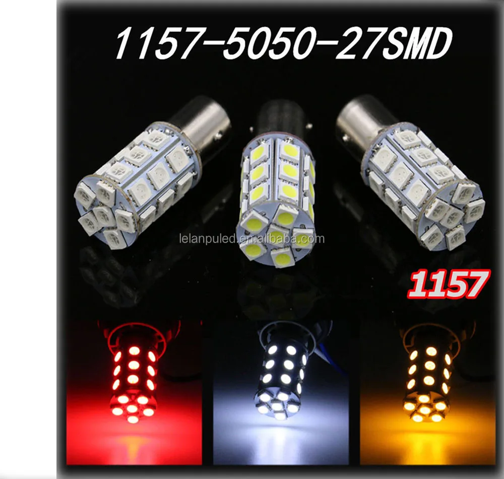 Factory Price 1156 1157 5050 27smd Turn Signal Light Universal Car