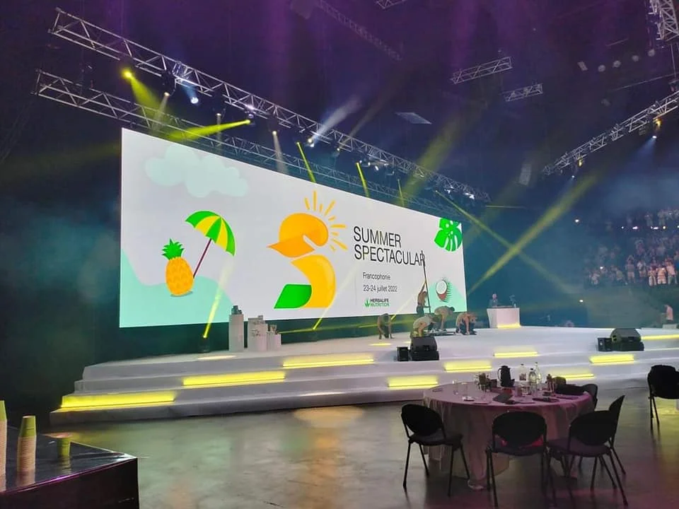 Removable Detachable Stage Backdrop Event Screen Die Cast Aluminum Outdoor P2.604 500x500 for Full Color Rental Led Display