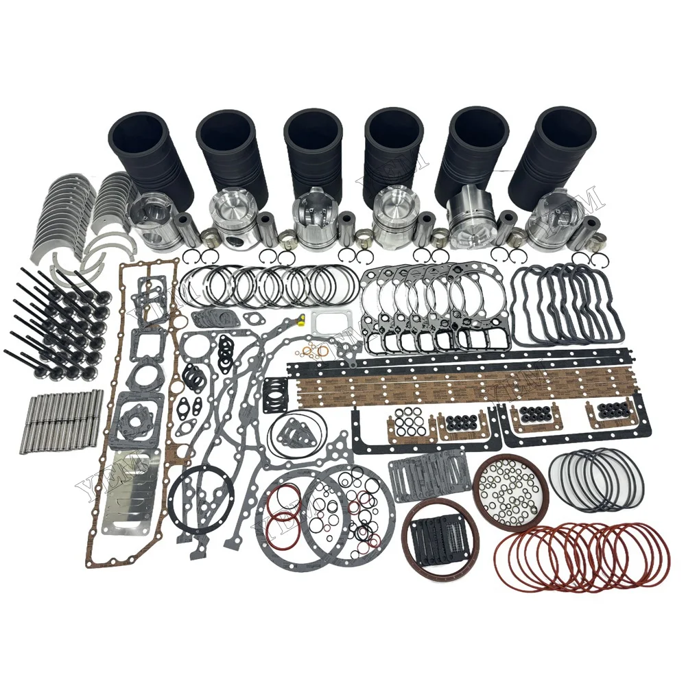 Overhaul Kit With Valves Fit for Mitsubishi S6A3 Engine