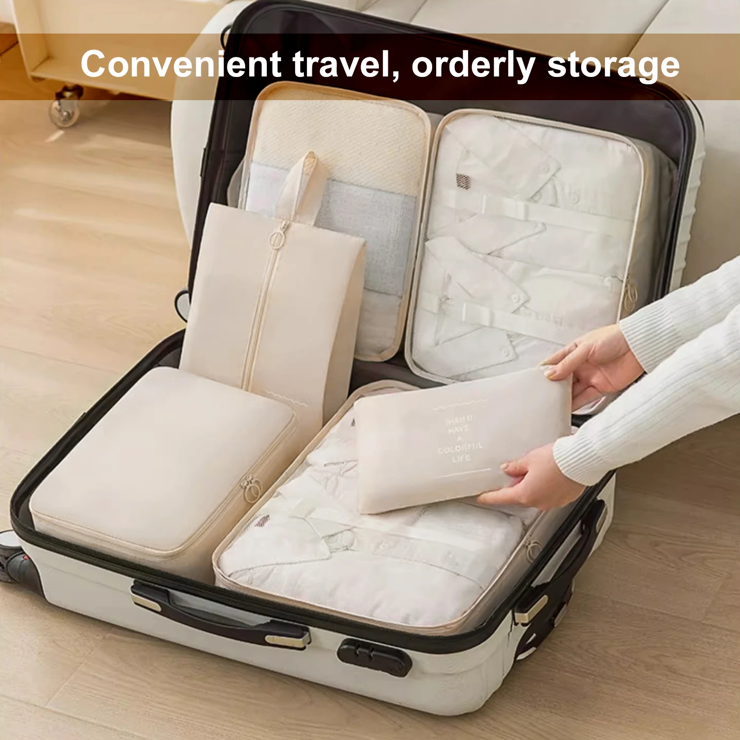 Away Suitcase Packing Cubes Travel Luggage Organizers Efficient