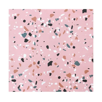 600x600 Pink home bathroom wall tiles Terrazzo ceramic floor tile