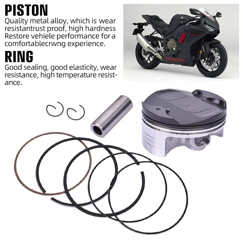 1 4セット オートバイ用 76mm ピストンリング CBR1000 2008-2016 13031-MFL-010(4Sets ( 1/4セット STD 76MM オートバイピストンリング CBR1000 CBR 1000 2008-2016 に適合(1