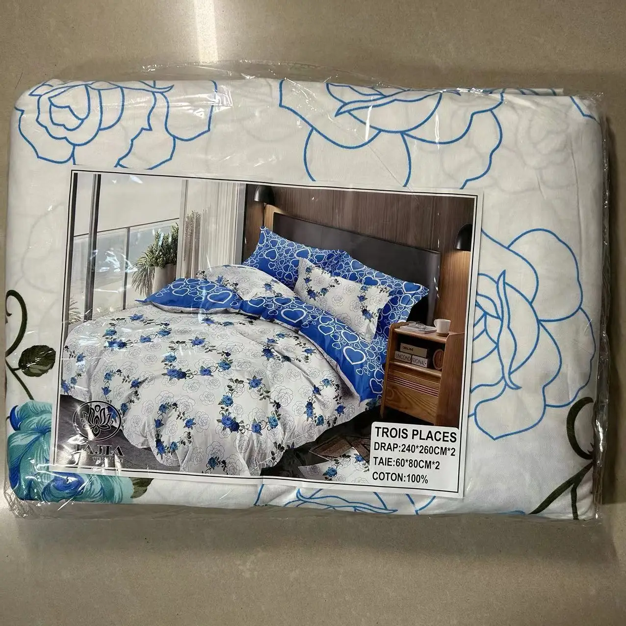 Jimmy Factory Bed Sheet 4 Pieces 3 Places Good Quality Flat Sheet With