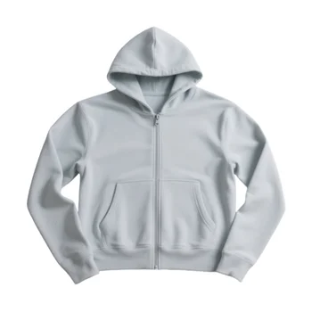 High Quality 100% Cotton Oversize Unisex Custom Logo Zip up Hoodie Plain Blank Full Zip up Hoodie for Women for Men