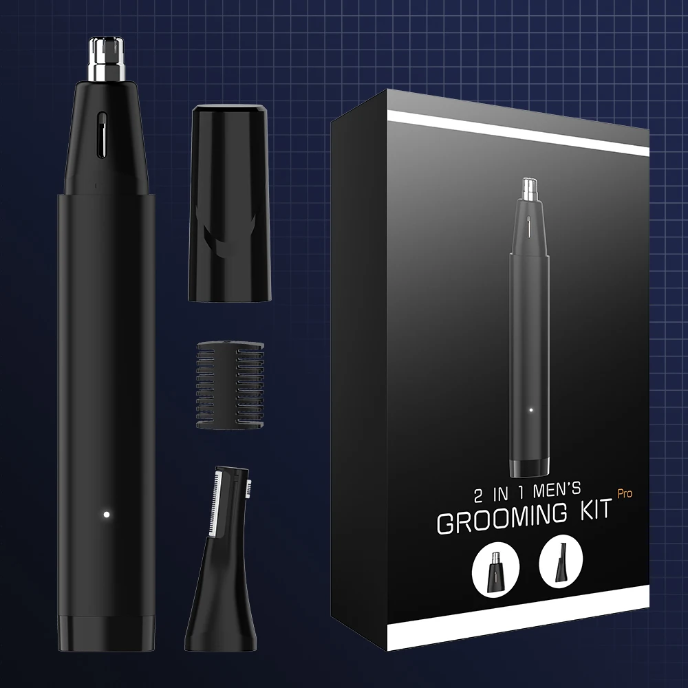 Съемный портативный беспроводной Перезаряжаемый водонепроницаемый безболезненный прибор для удаления волос электрический триммер в ушах и