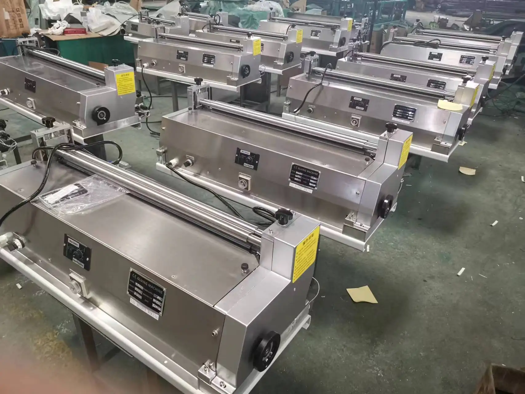 Double 100 Desktop High Speed Adjustable White Glue Paper Machine 60cm 72cm 100cm Small Cold Gluing Machine
