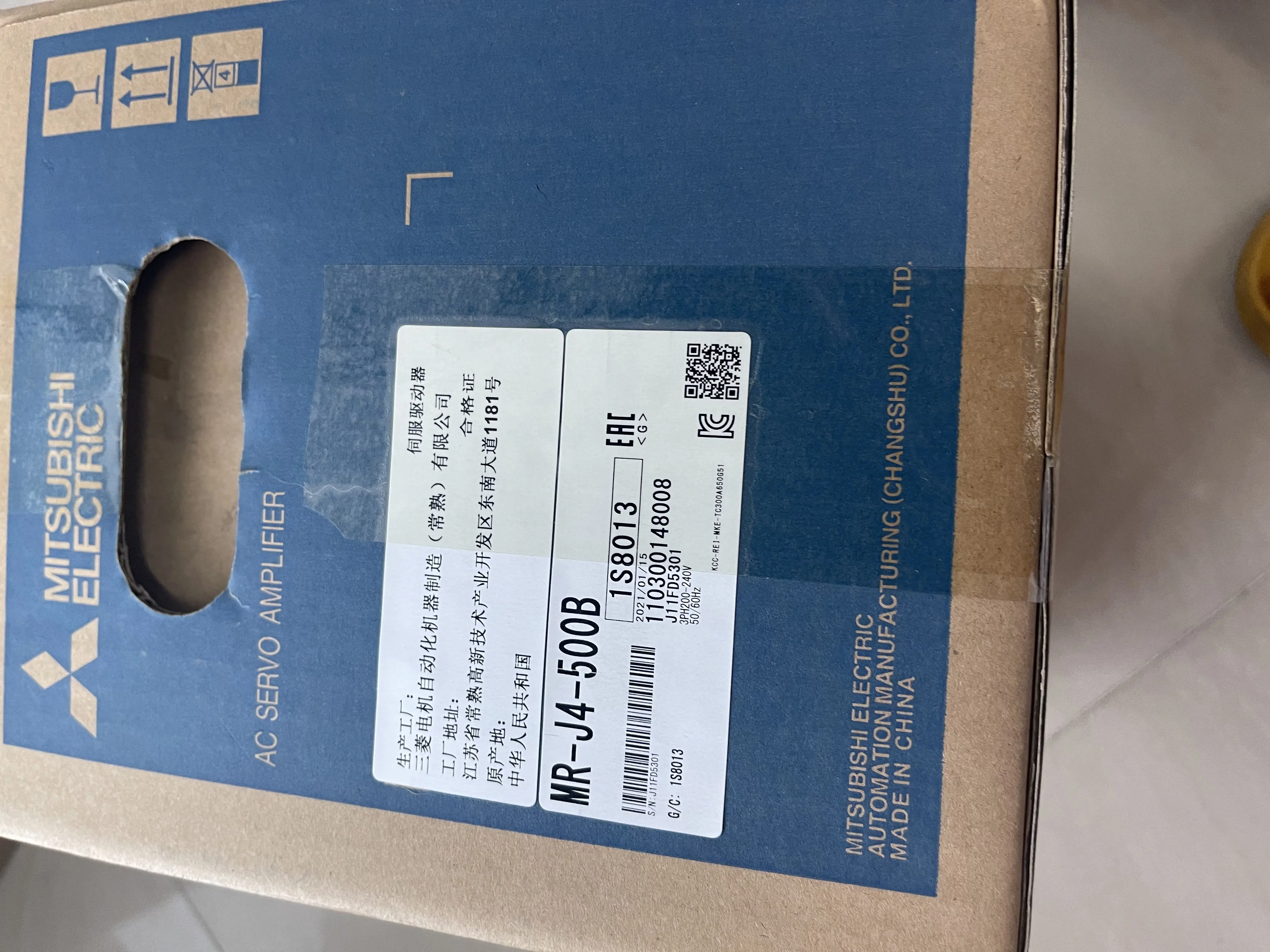 Mitsubishi AC Servo Amplifier MR-J4-500B