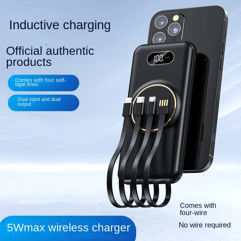 Fast Quick Charge 20000Mah Power Banks Mobile Phone Portable Powerbank 20000Mah Charger Wireless Power Bank