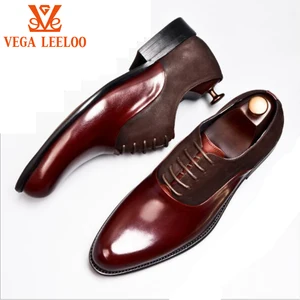 Formal Men Leather Shoes Genuine Leather Oxfords Shoes  High Quality  Men's Casual Handmade Dress Shoes