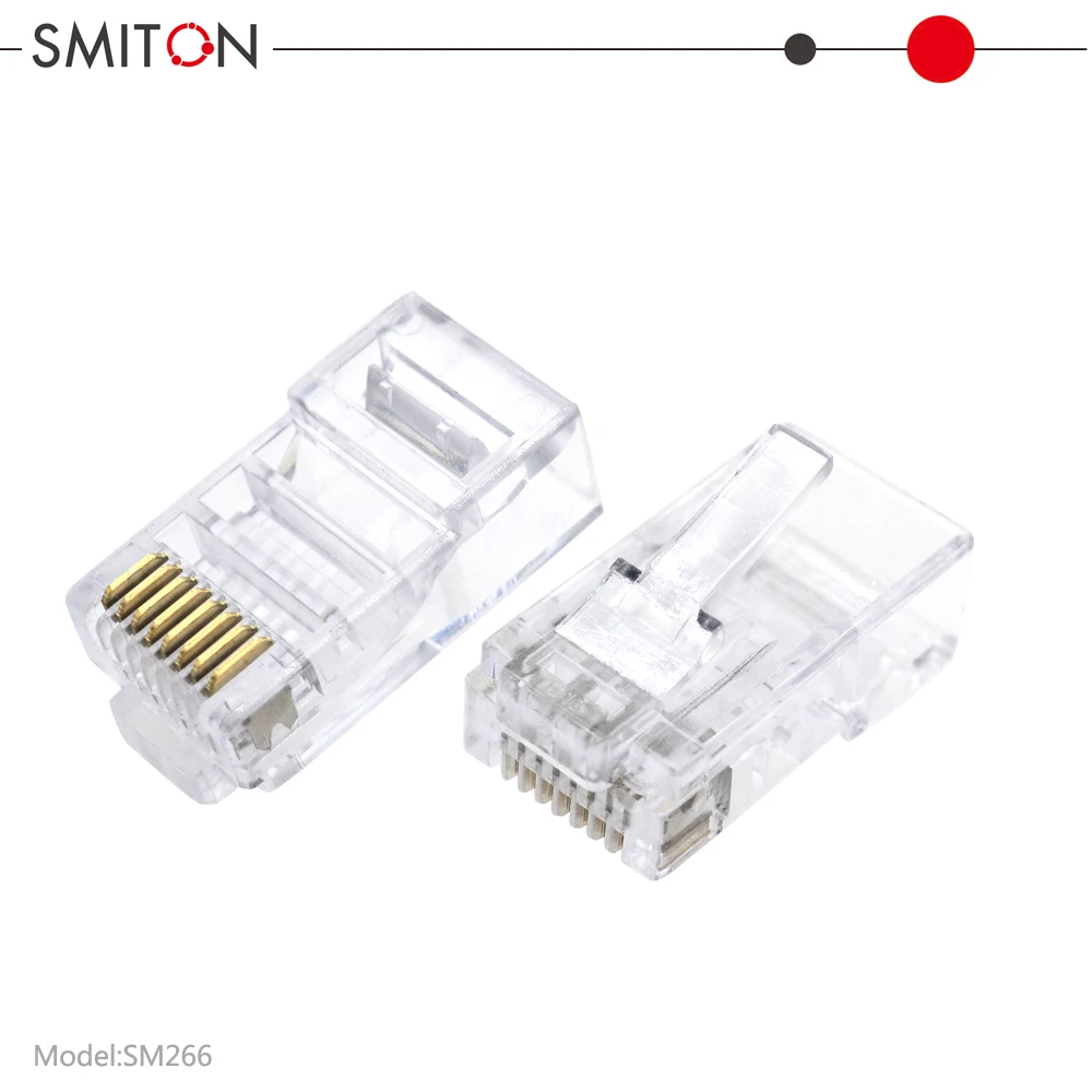 8P8C RJ45 CAT6 Network Plug Connector High Quality Product Category Connectors
