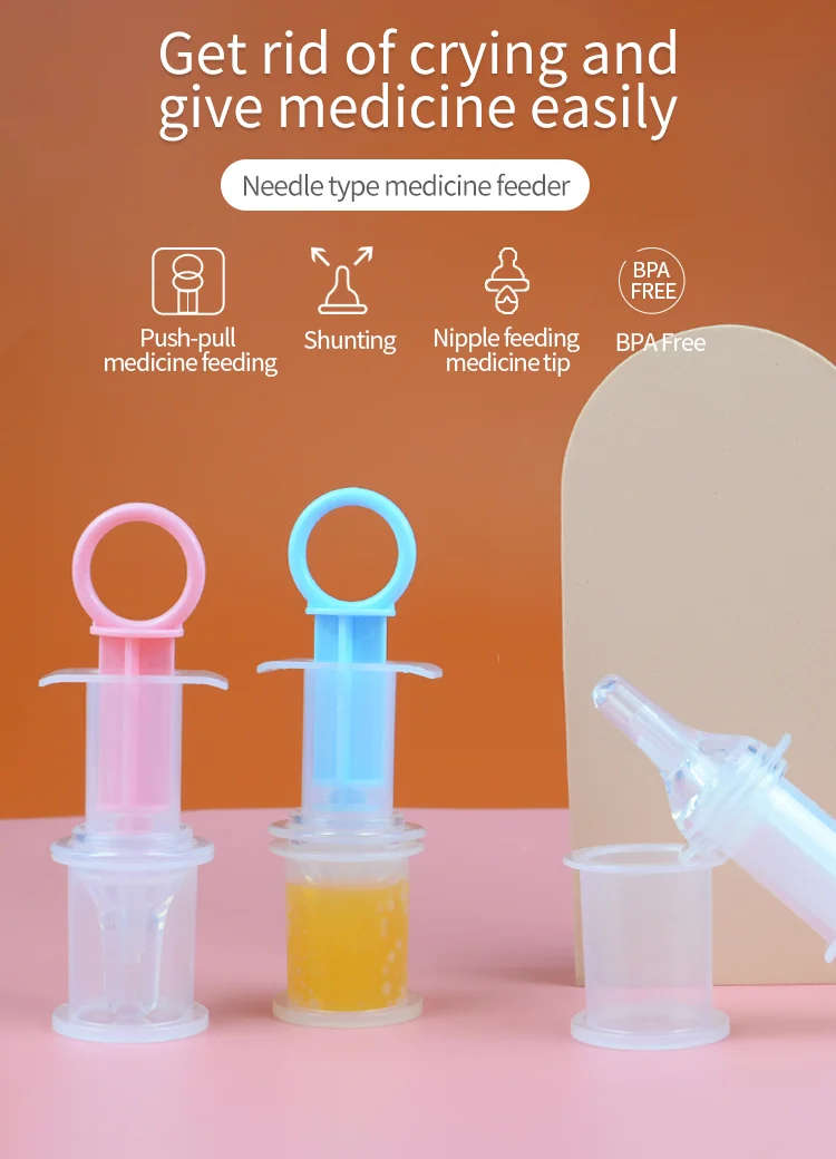 Seringue de médicament pour bébé Tétine pour l’alimentation orale Liquide  Distributeur de médicaments pour bébé