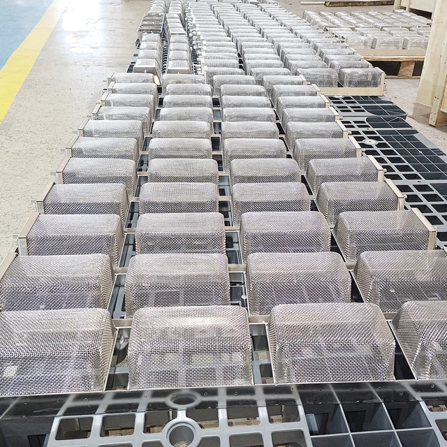 Original FactorySUS316L Indomie Efficient Precise Fryer Basket for Fresh Rice Noodle Making Machine 3