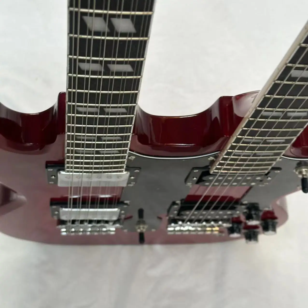 Good Quality Double Neck Explore.r Electric Guitar & Double Neck SG