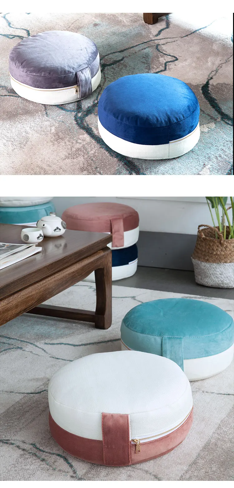 Twotone Round Zafu Meditation Seat Cushion Dropshipping Wholesale