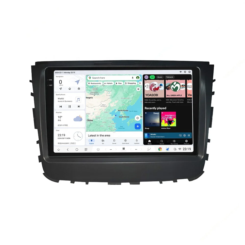 MEKEDE DUDU7 AUTO Android Car Radio Dvd Player Stereo DSP 4G WiFi Multimedia Map GPS DUDU DVR for SsangYong Rexton 2019