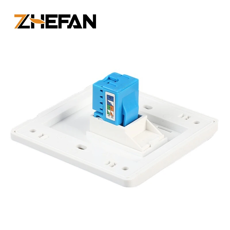 ZHEFAN Cat6 Rj45 90 Degree Utp Network Modular Keystone cat6 cat6a ...
