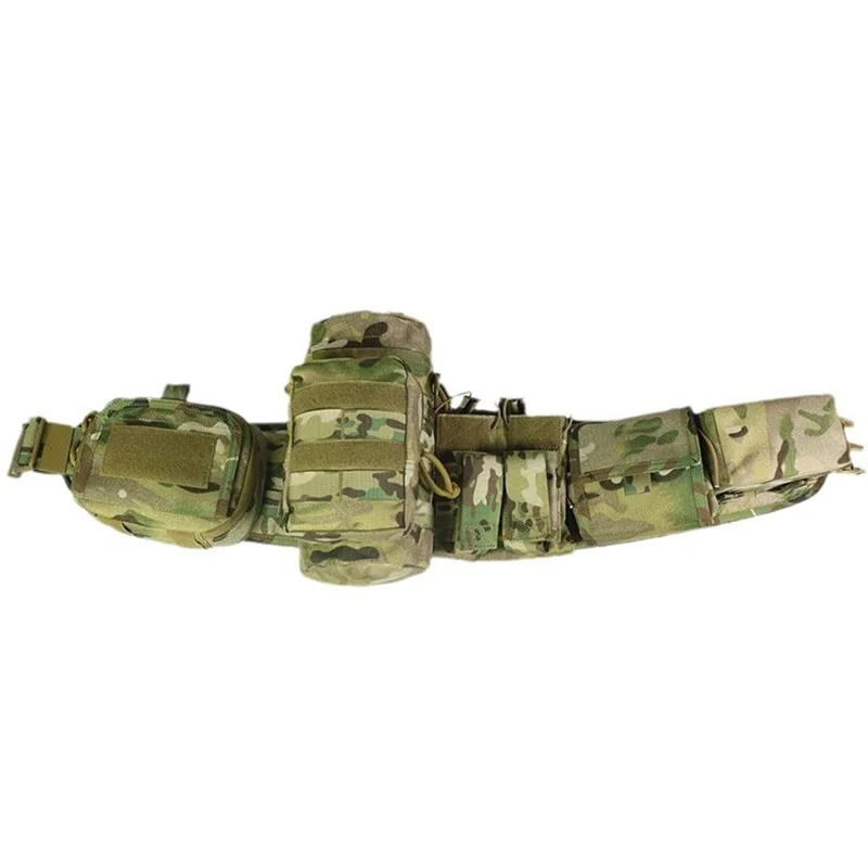 Adjustable Multi Functional Field Training Waist Belt with Nylon Soft Cushion Load-bearing Waist Belt
