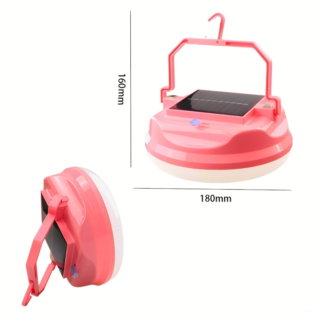 Solar Lamp Dew Rechargeable and Portable Outdoor Lamp