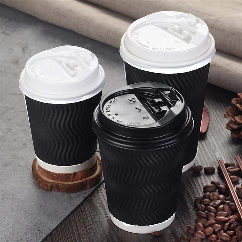 Eco Disposable Kraft Cups 14 Oz Hot Coffee Paper Cup