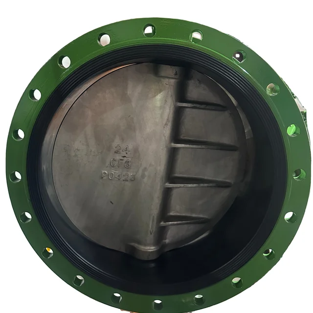 High Quality Industrial DN400 PN16 Green Butterfly Valves Include Various Tests