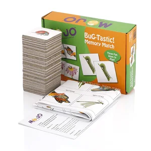 Factory Customized Printed Cognitive Learning Flashcards Entertainment Education Flashcards for Children and Families