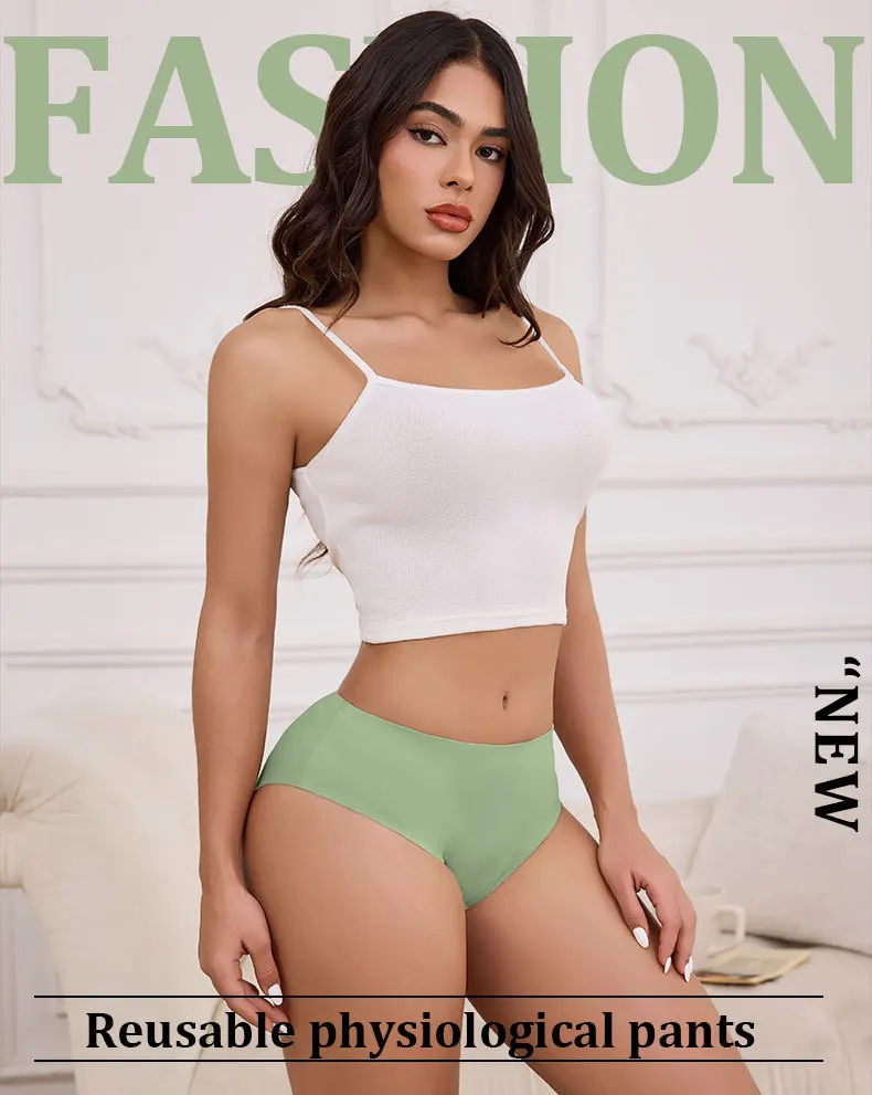 Waterproof Daily Period Brief colour and size reference